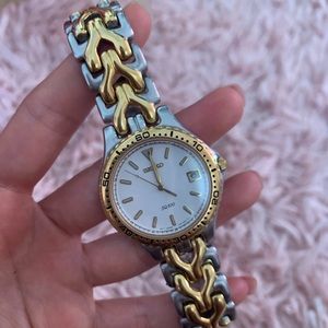 Gold & Silver Men’s Seiko Watch